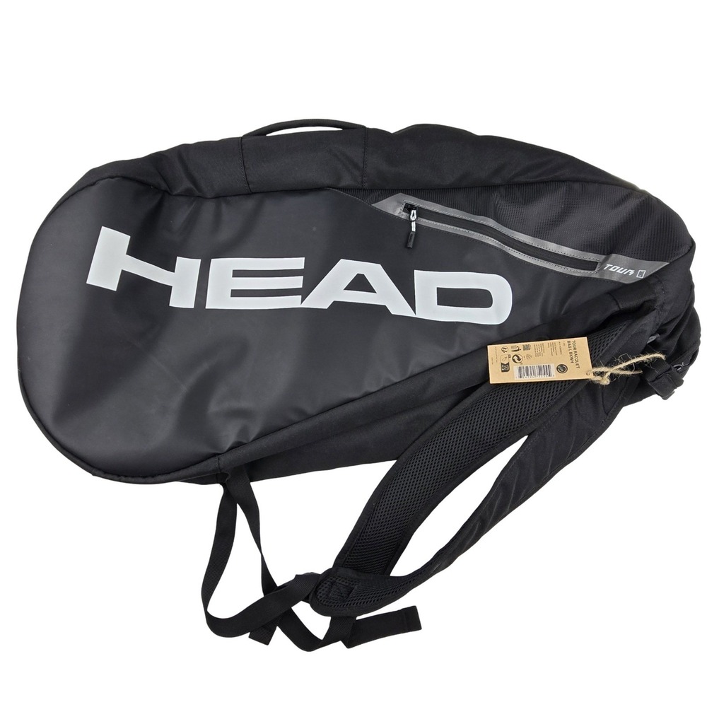 HEAD Tour Racquet Bag L 9R 2022 Model Black White NWT
